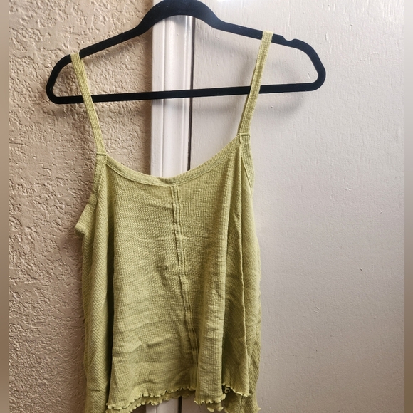 American Eagle- Textured Henley Tank Top - Picture 6 of 8